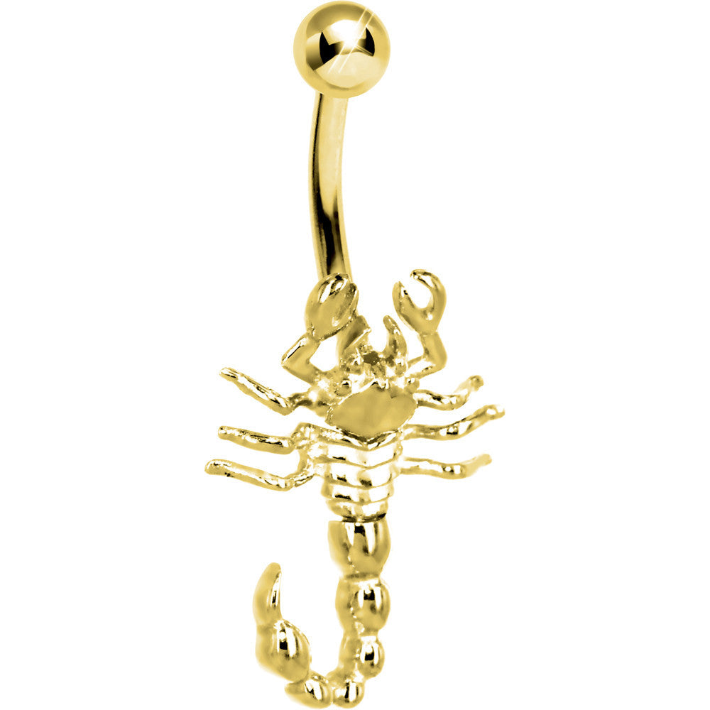 Scorpion on sale belly ring