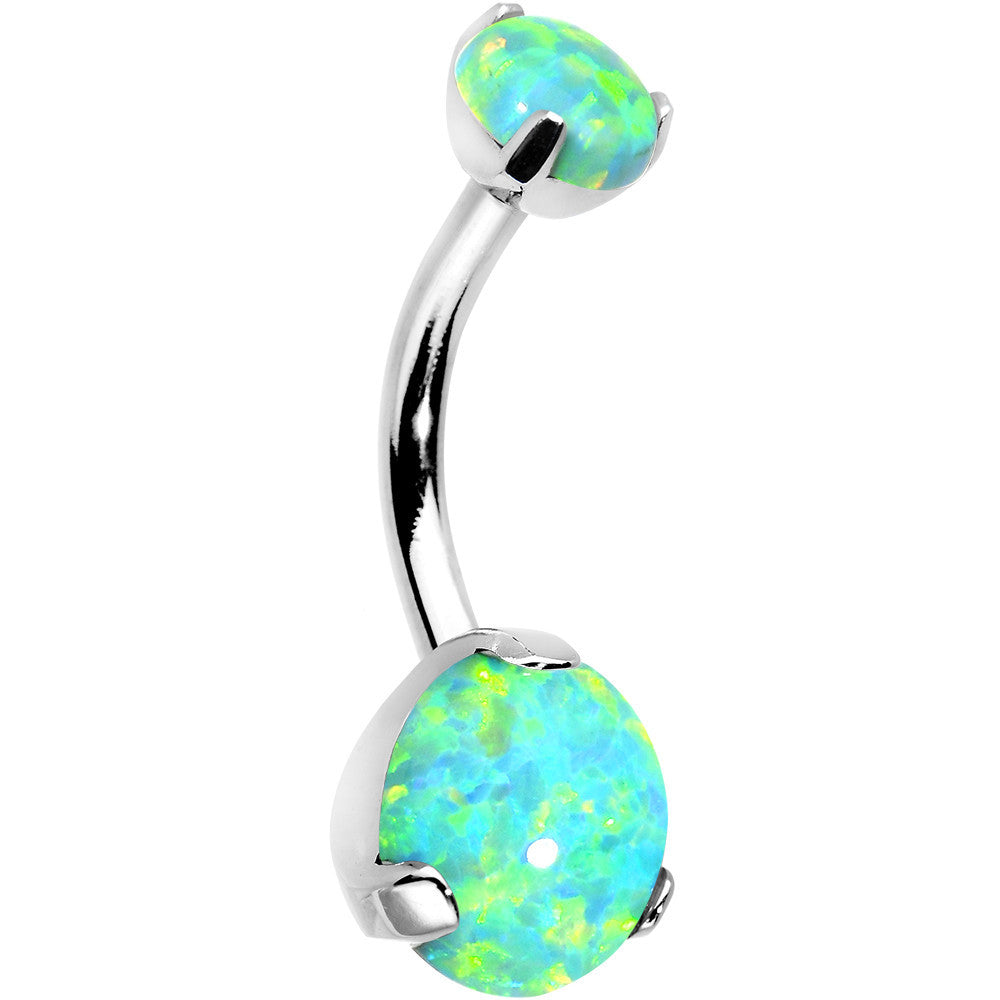 Real opal clearance belly ring