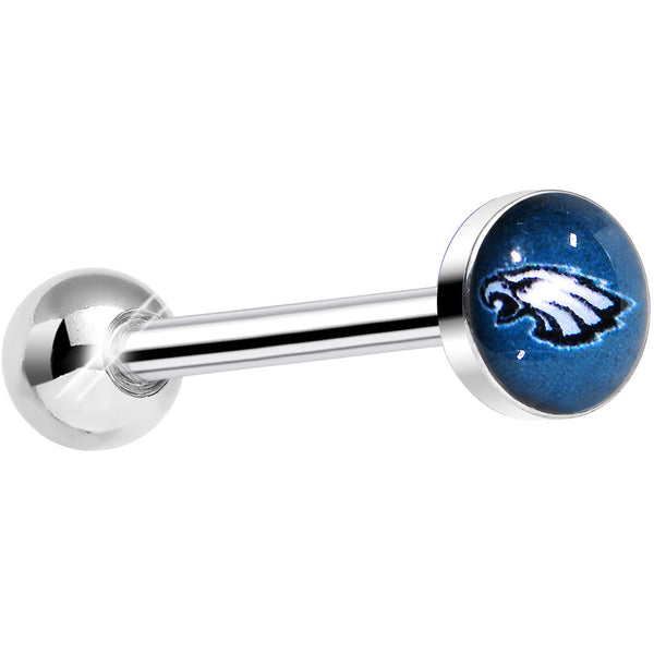 Philadelphia Eagles Micro Logo Pendant - White Gold