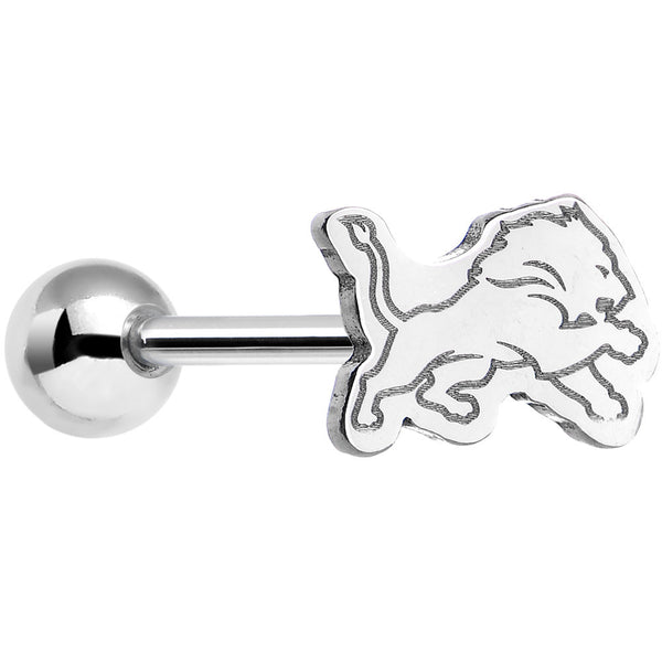 Officially Licensed NFL Cut Out Detroit Lions Barbell Tongue Ring –  BodyCandy