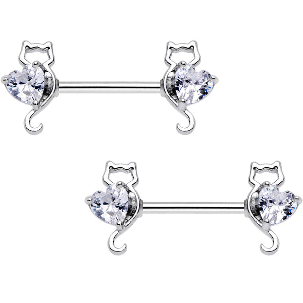 KITTY NIPPLE RINGS