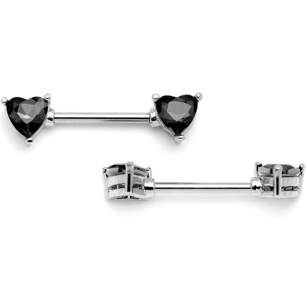 Push in Heart Diamond Nipple Bars Nipple Rings Cute Nipple 