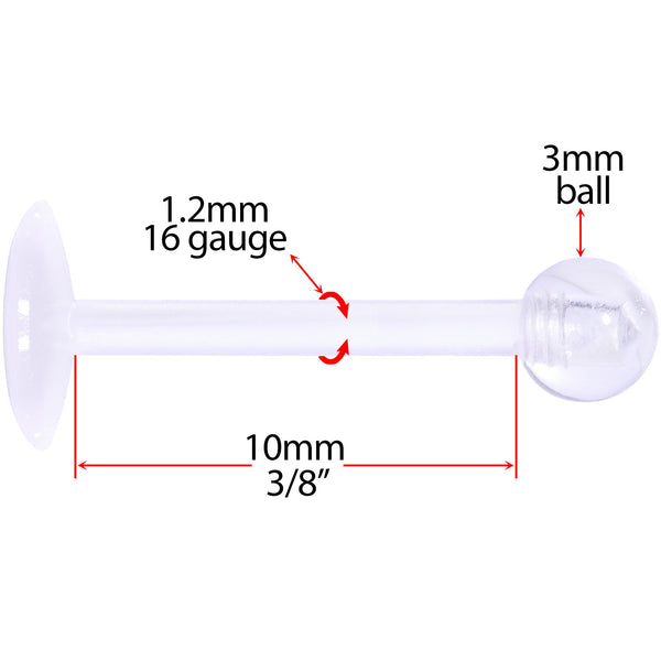 Straight Barbell Post - 1.2mm - Piercings Works