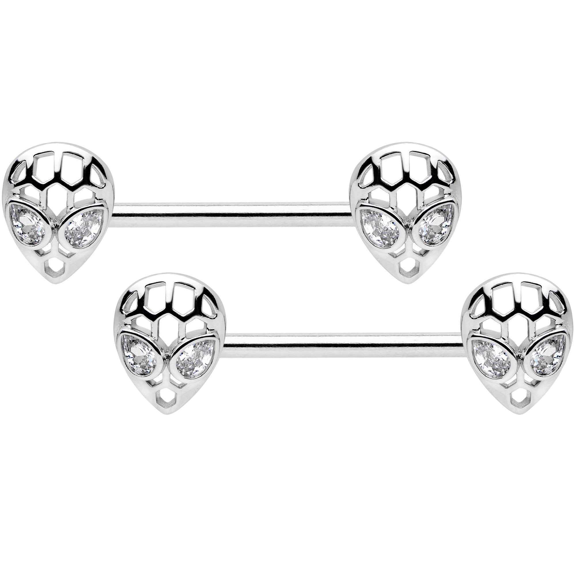 Alien newest Nipple Barbell 14 gauge