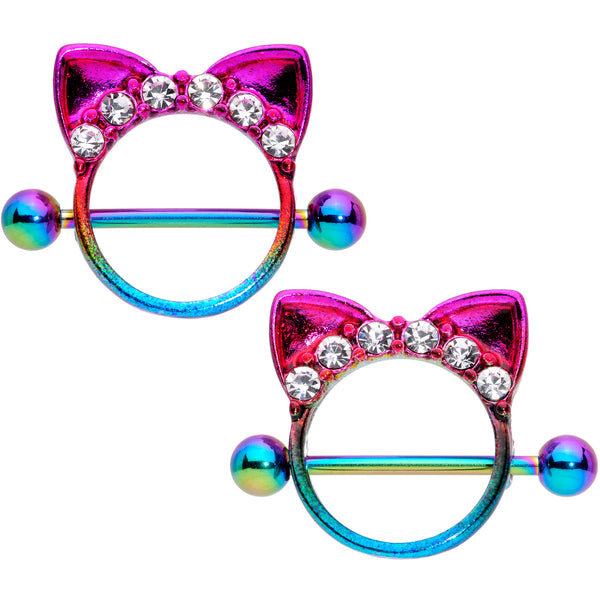 KITTY NIPPLE RINGS