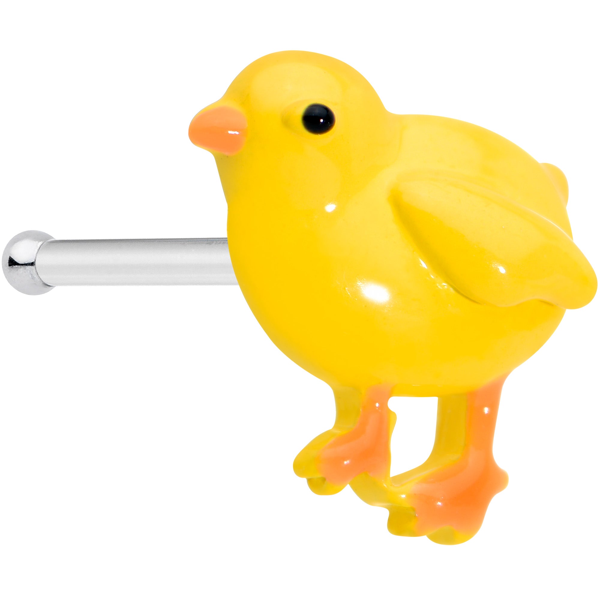 20 Gauge 1/4 Yellow Easter Chick Nose Bone