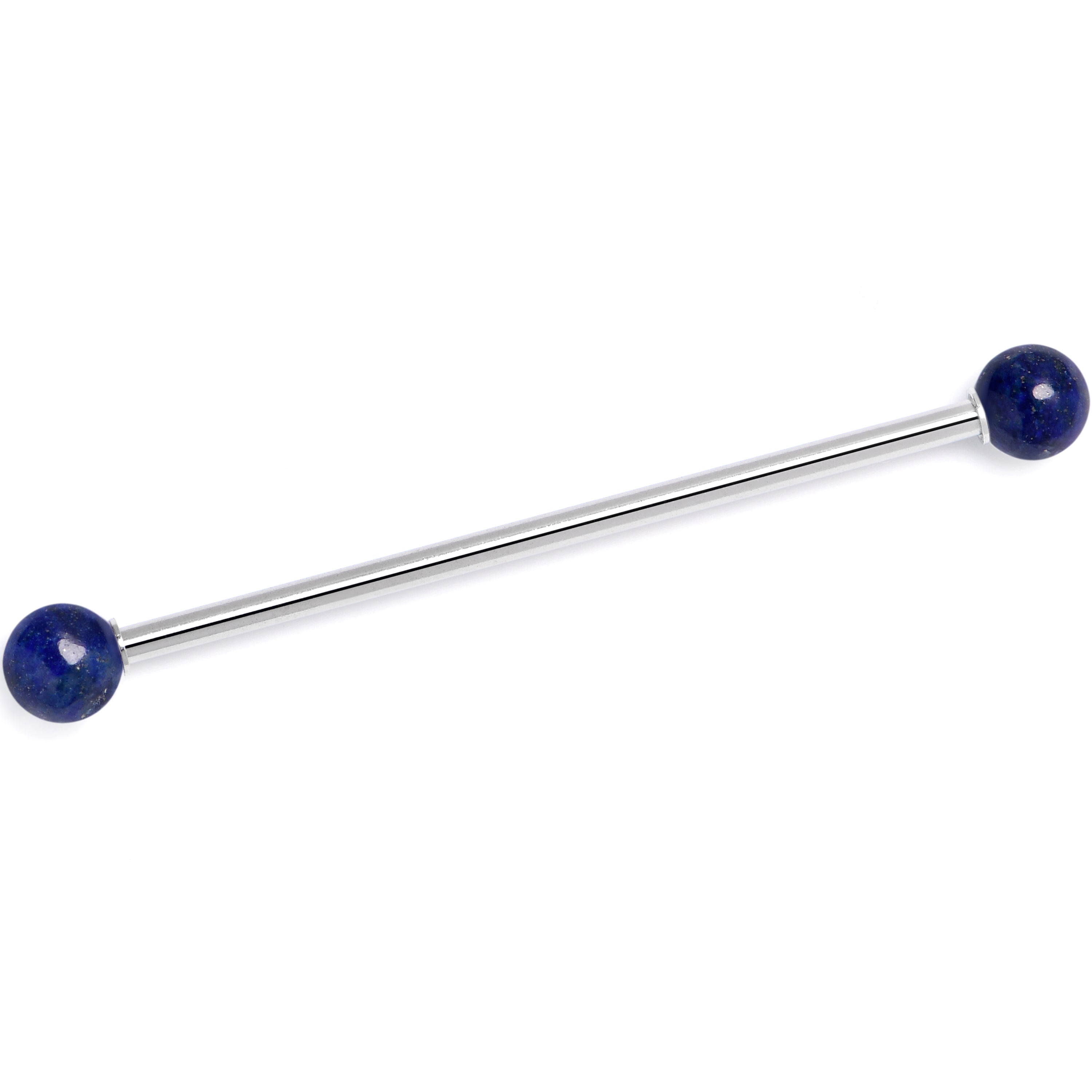 16 Gauge Punk Rock Safety Pin Industrial Barbell 38mm - Surgical Grade Stainless Steel Barbell Industrial - Body Candy