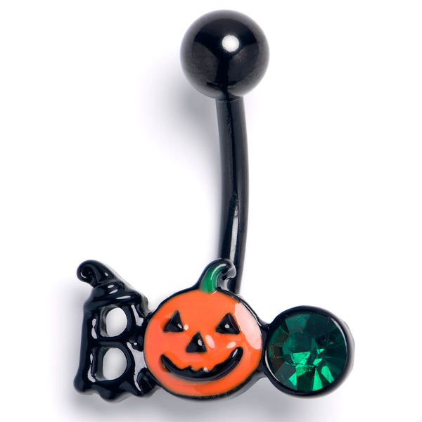 Halloween Boo Belly Button Ring