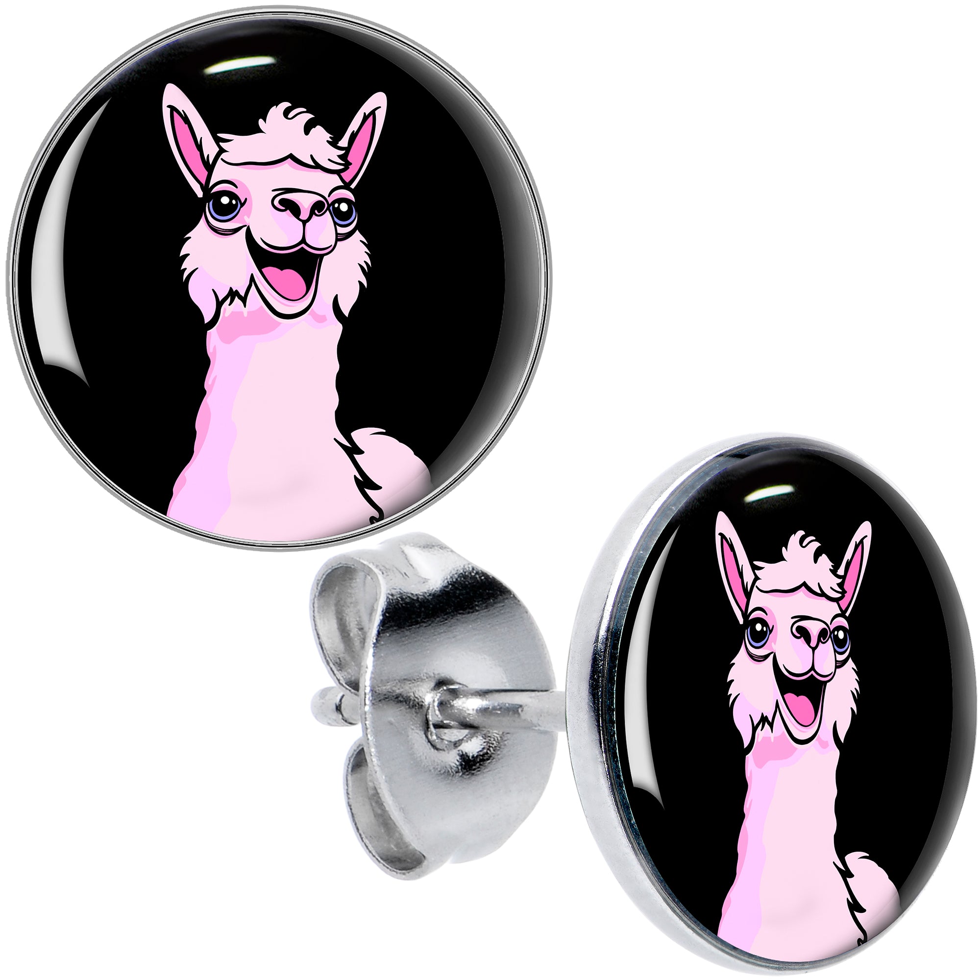 Llama on sale earrings studs