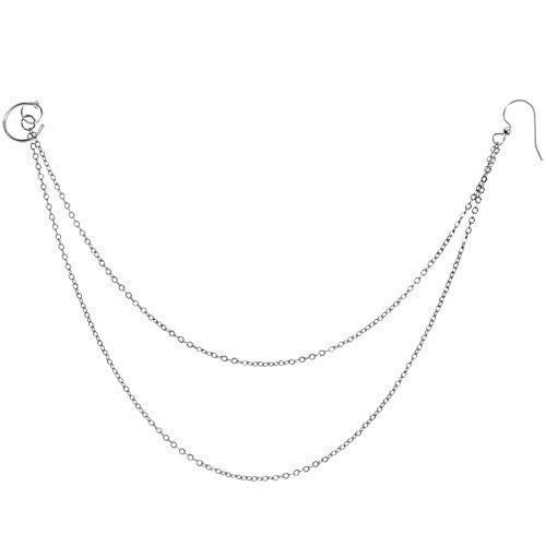 3 strand gemstone belt loop chain