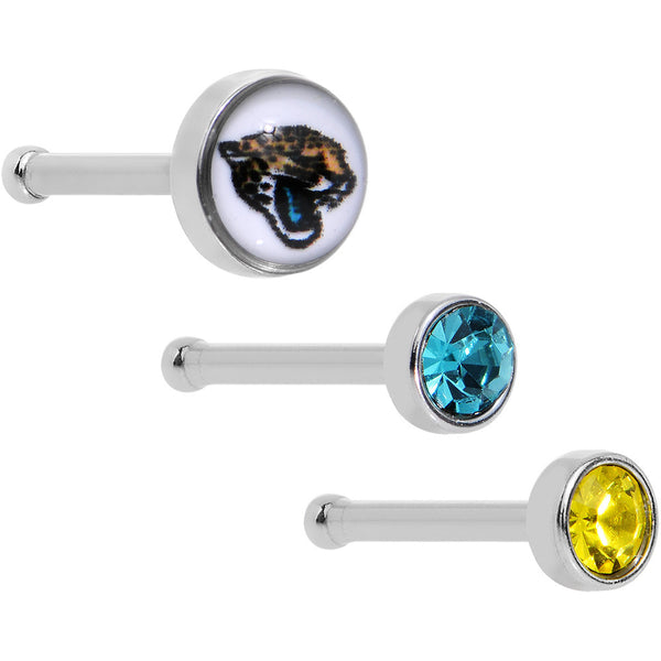 Jacksonville Jaguars Crystal Circle Necklace