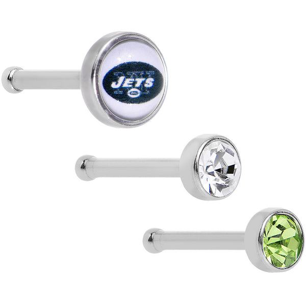 New York Jets Jets Large Silver Pendant