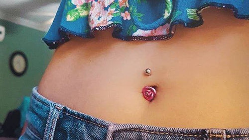 Belly Ring Hello Kitty Outline | hotRAGS.com