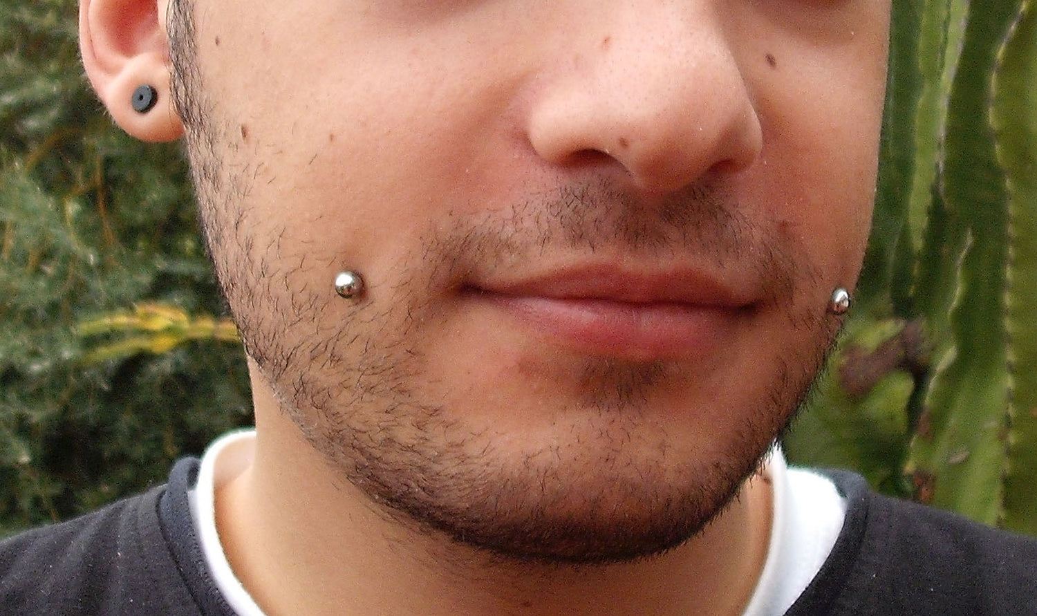 Why are cheek piercing risky?