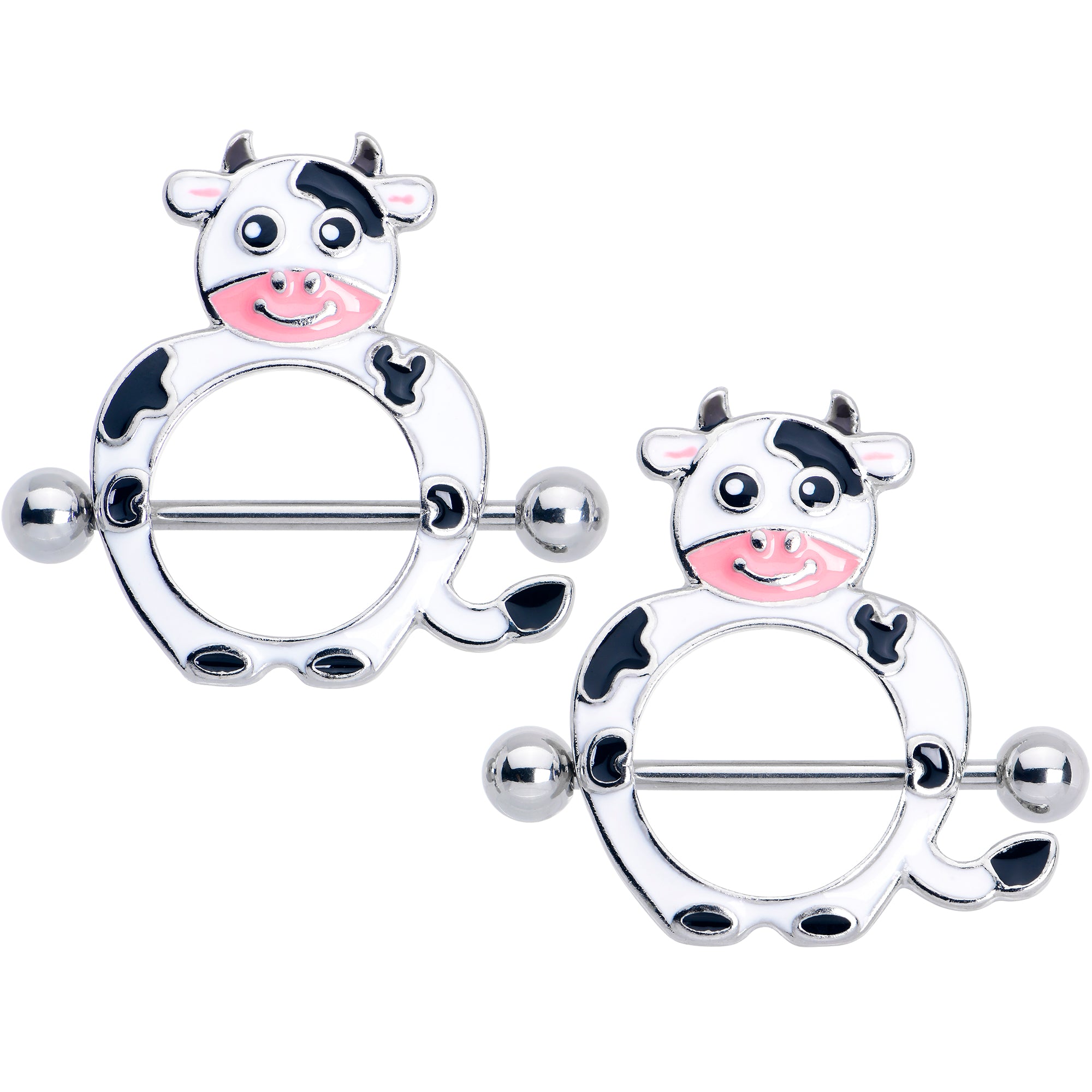 14 gauge 9/16 moo cow nipple shield set