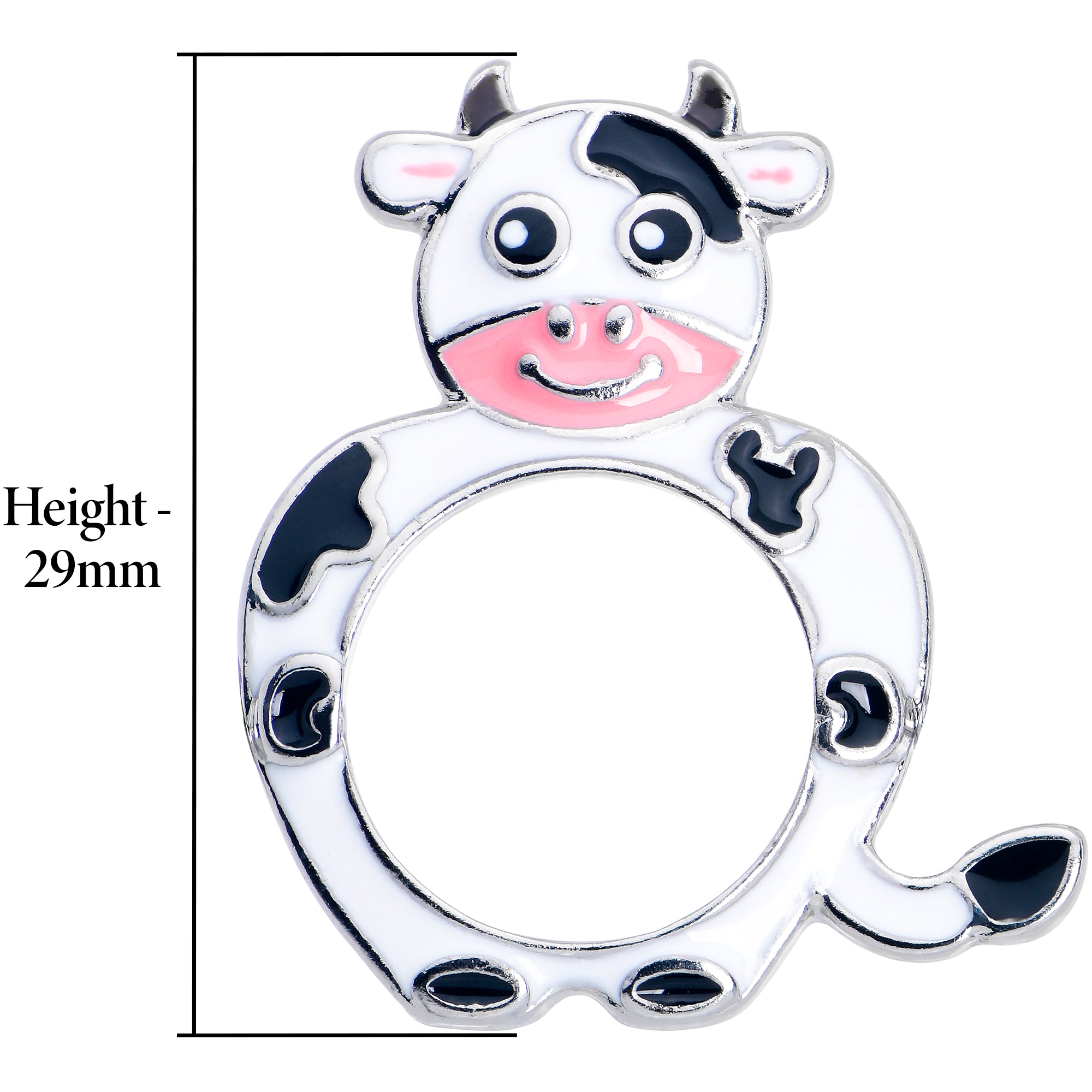 9/16 nipple shield set featuring moo cow design