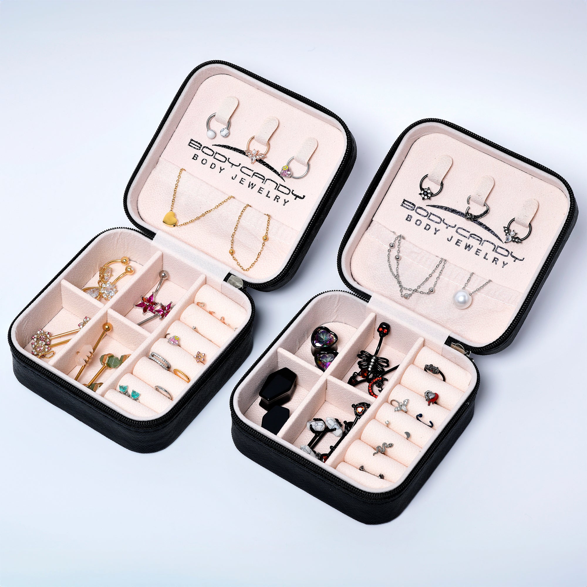 Mini Jewelry Travel Case, PU Leather Travel Jewelry Organizer Box, Small  Portable Portable Jewellery Storage Holder