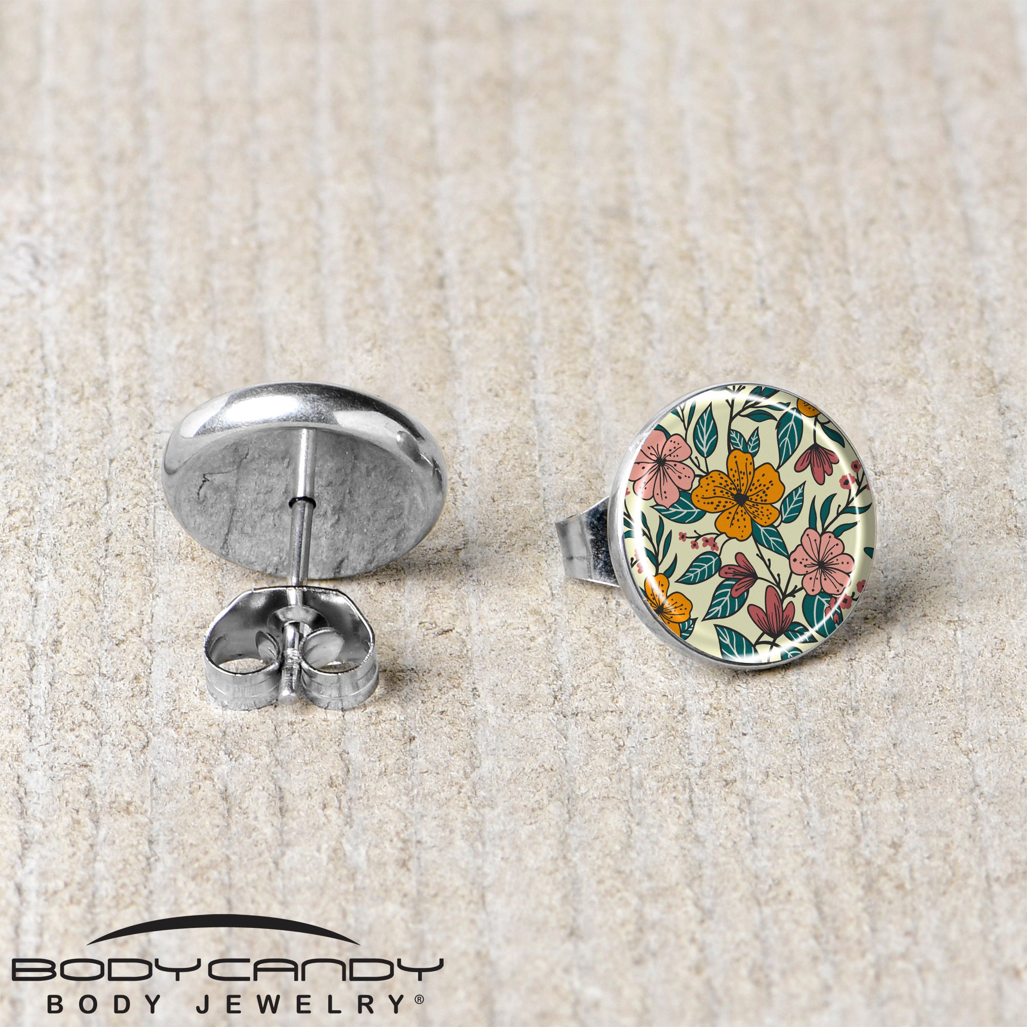 Blossom Creation Wildflower Flowers Stud Earrings