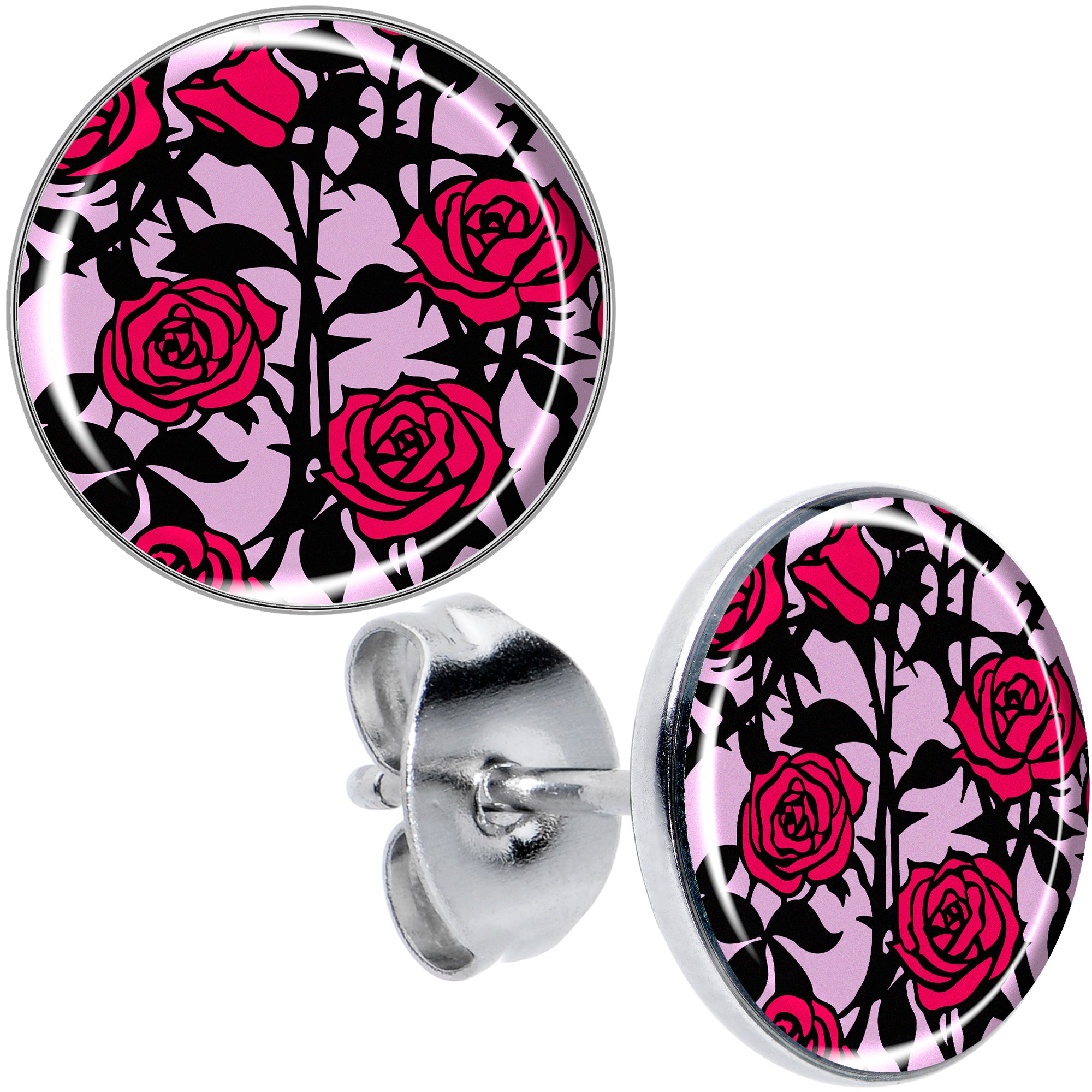 Blossom Creation Floral Love of Roses Stud Earrings