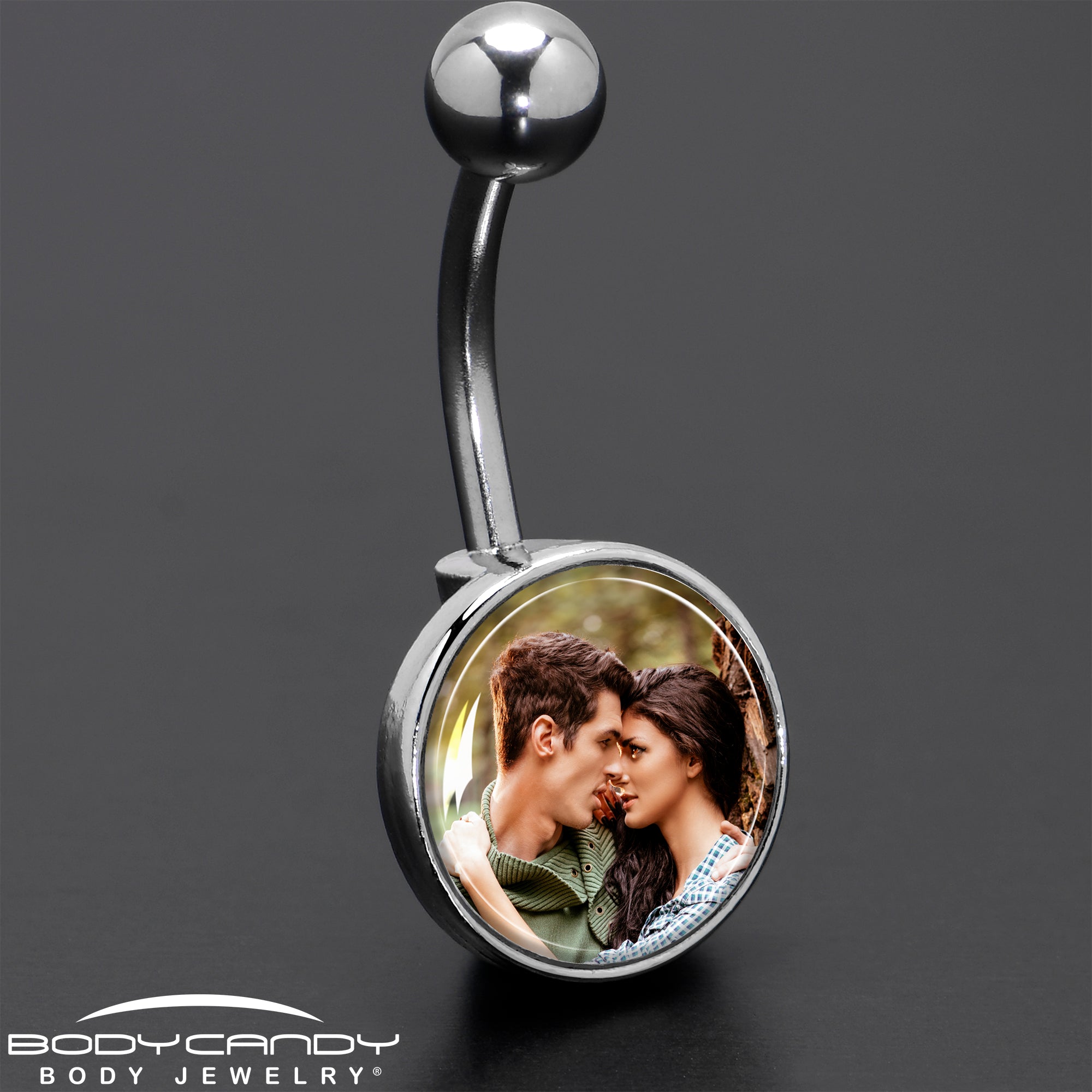 Custom Photo Belly Ring