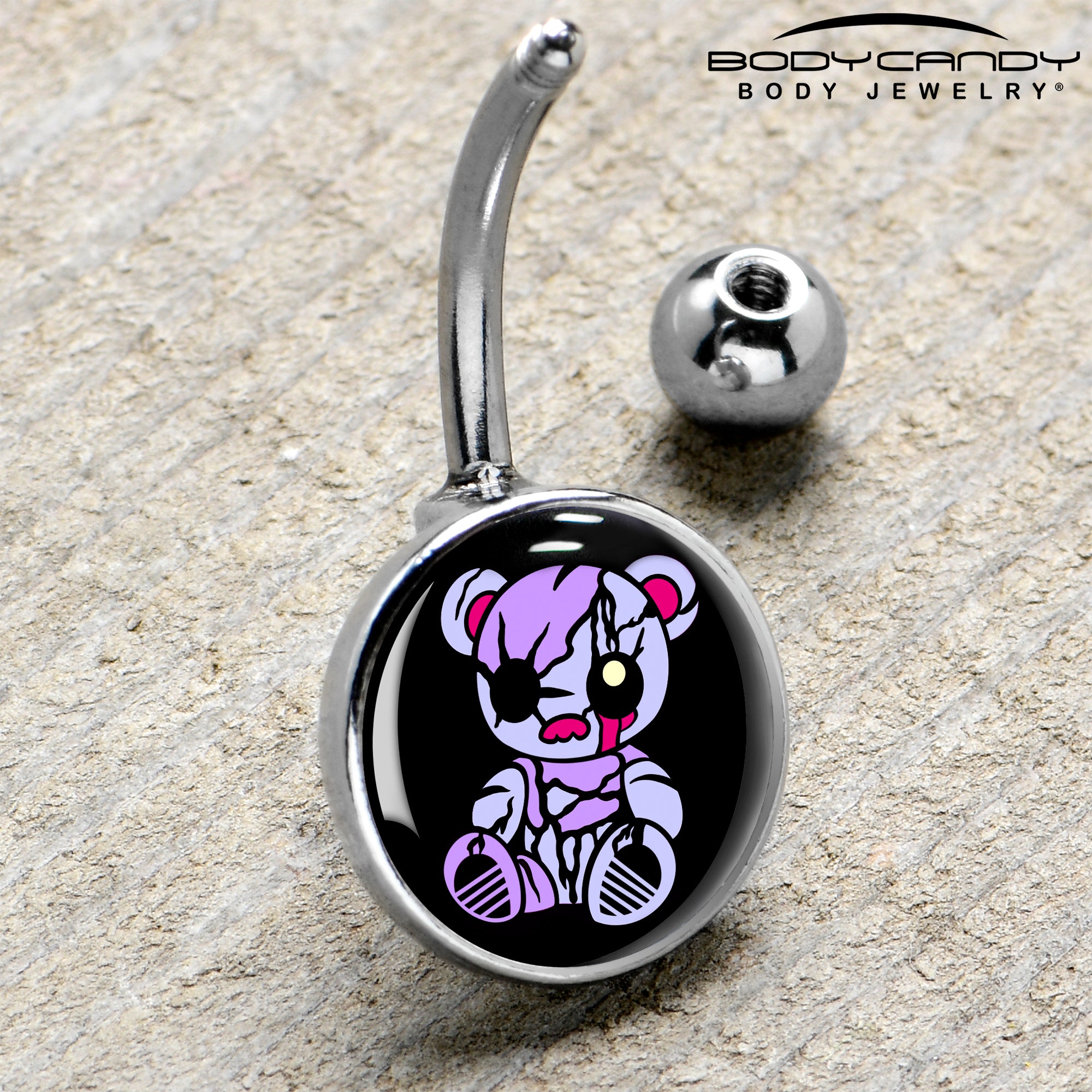 Attitude Teddy Bear Belly Ring