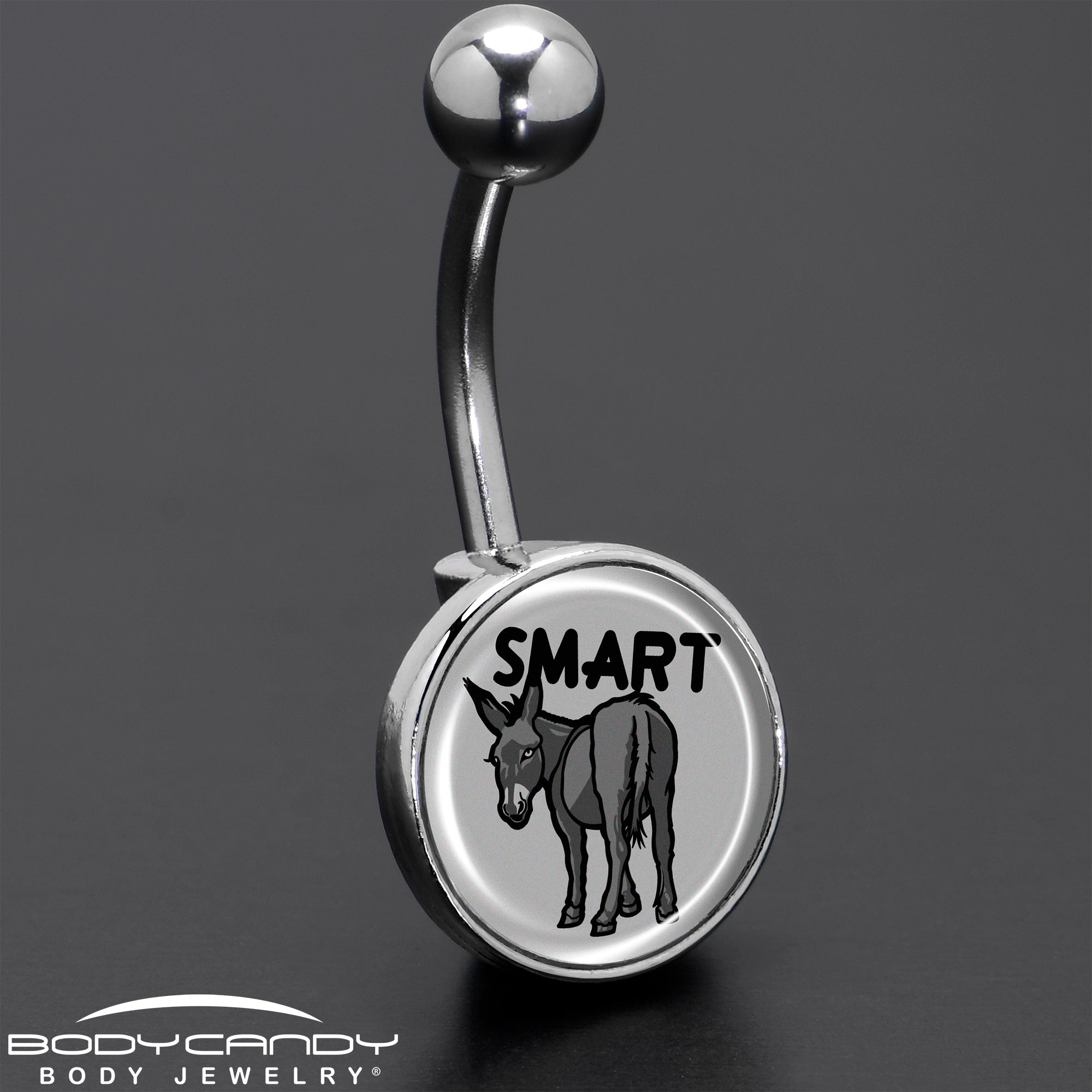 Donkey Smart Ass Belly Ring