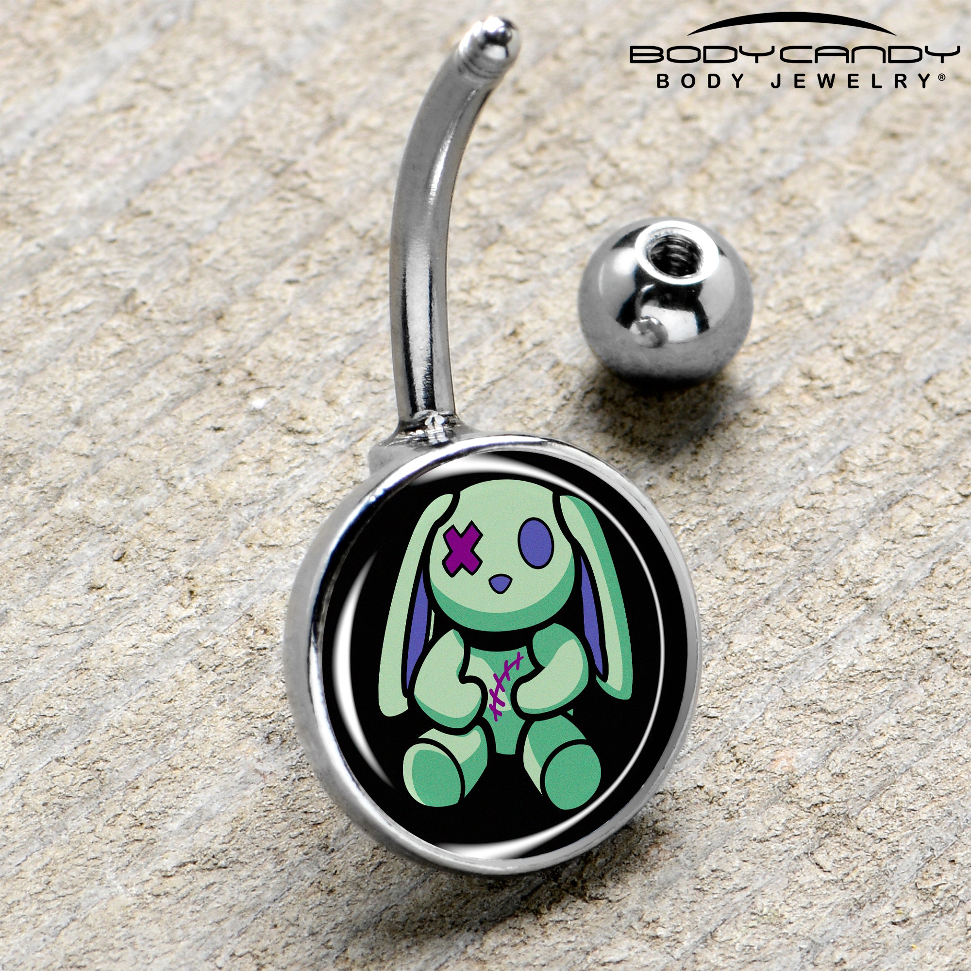 Zombie Bunny Belly Ring
