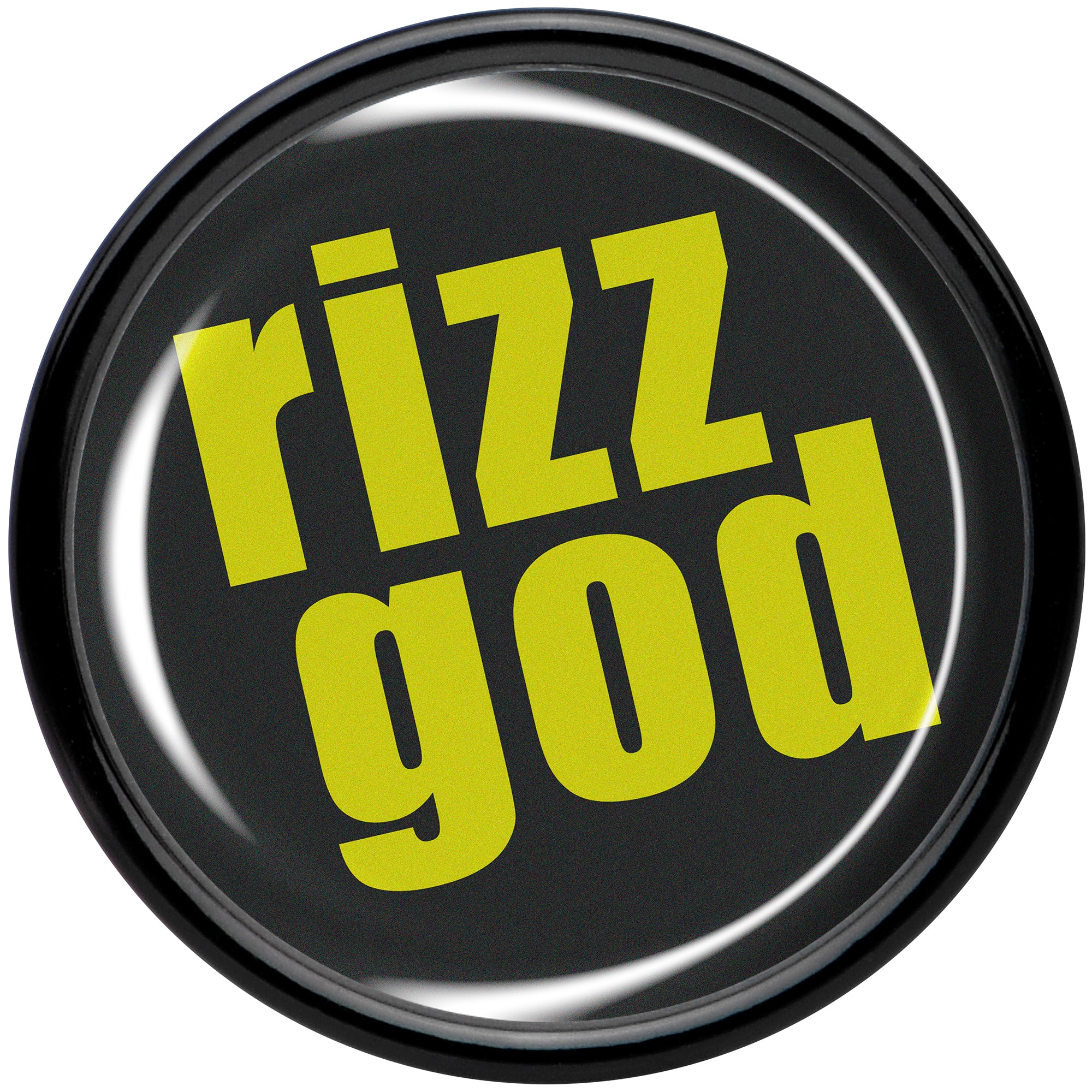 RIZZ GOD Black Acrylic Saddle Plug Set