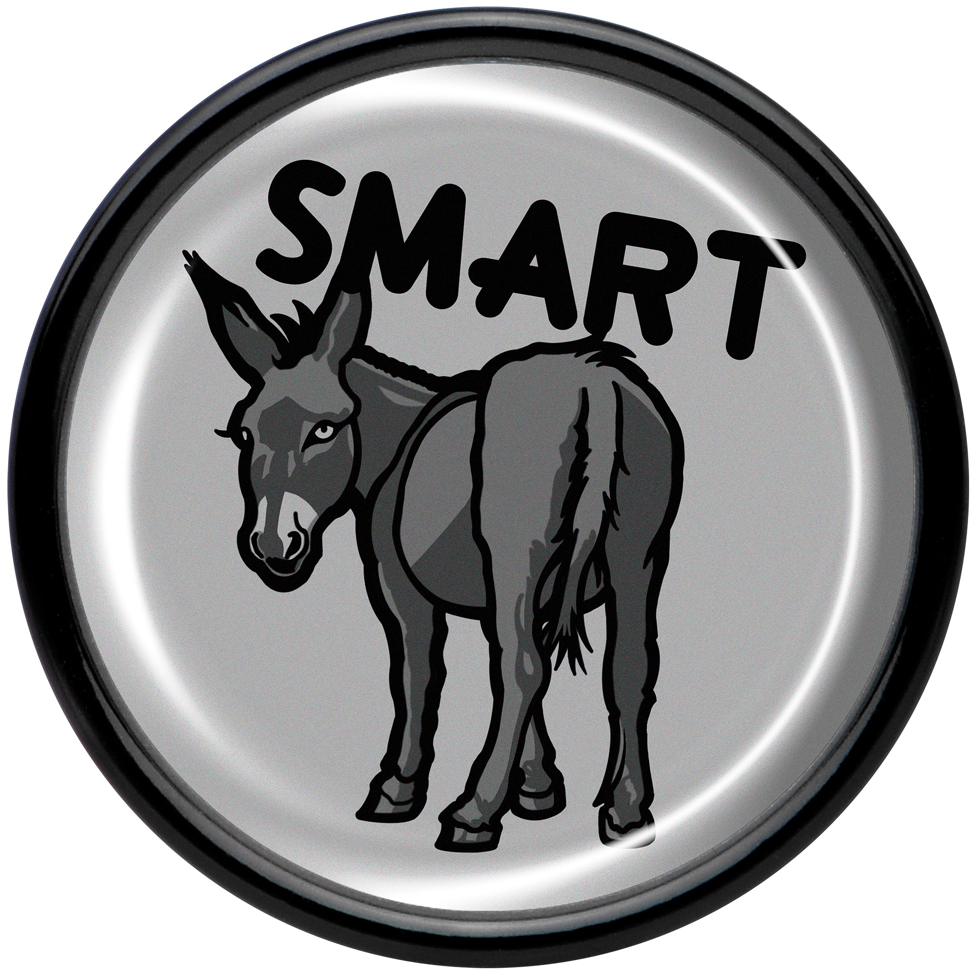 Donkey Smart Ass Black Acrylic Saddle Plug Set