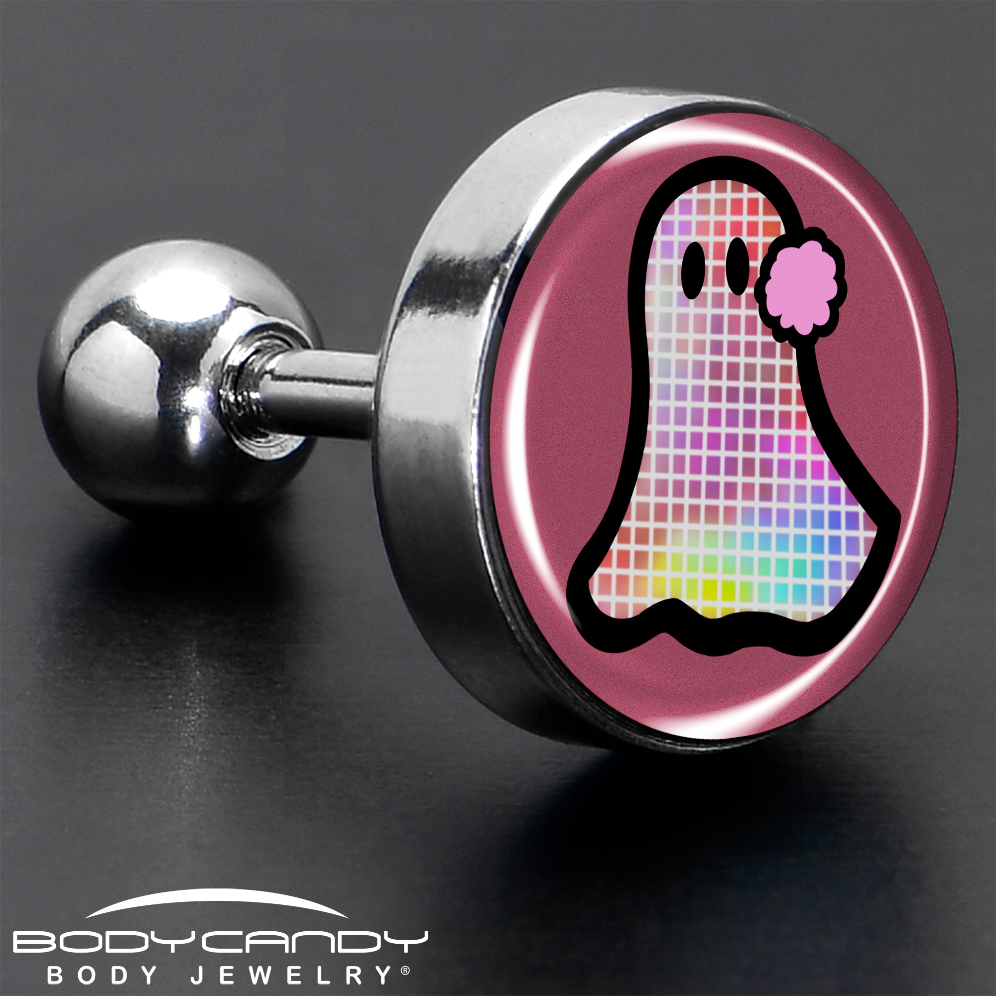 1/4 Inch Disco Spirit Ghost Earring for Tragus Piercing