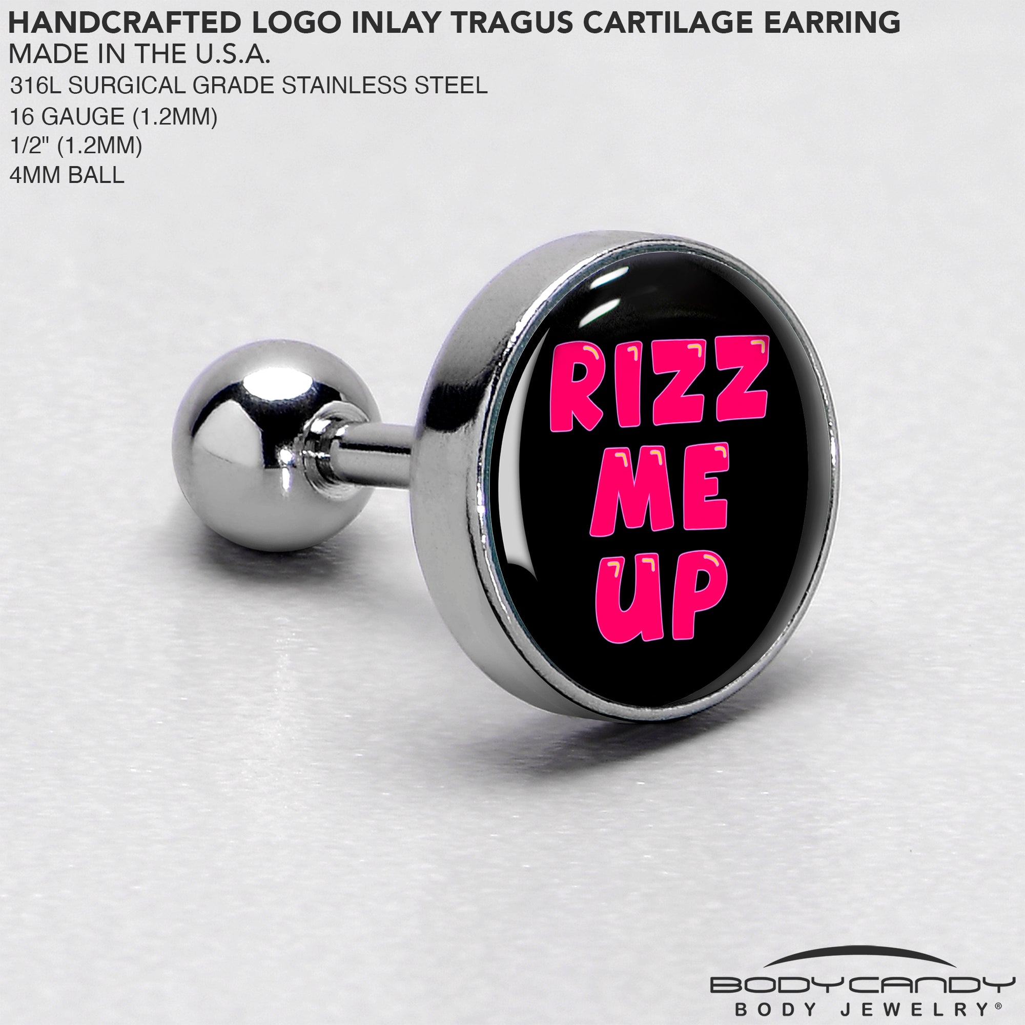 RIZZ ME UP Tragus Cartilage Earring