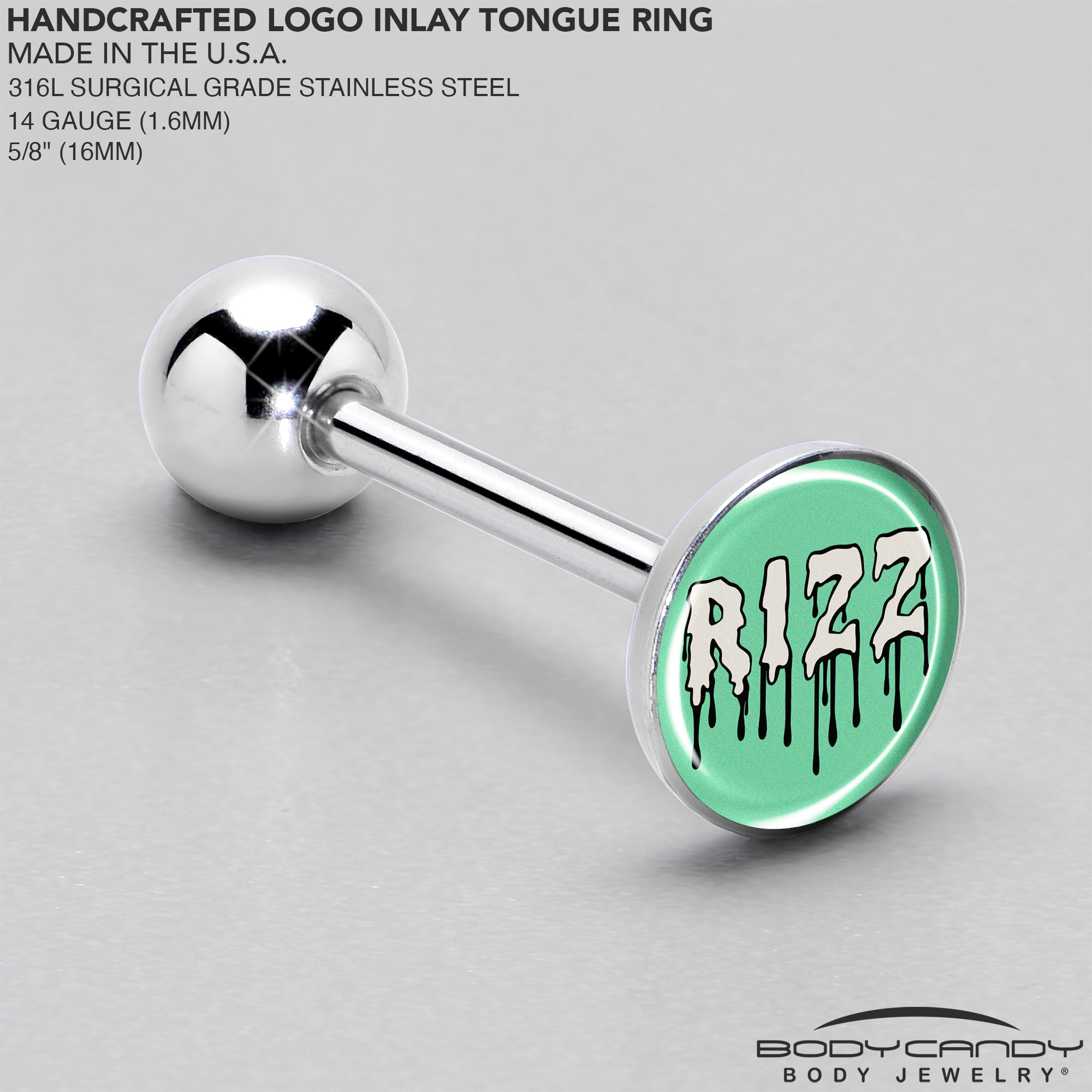 RIZZ Barbell Tongue Ring