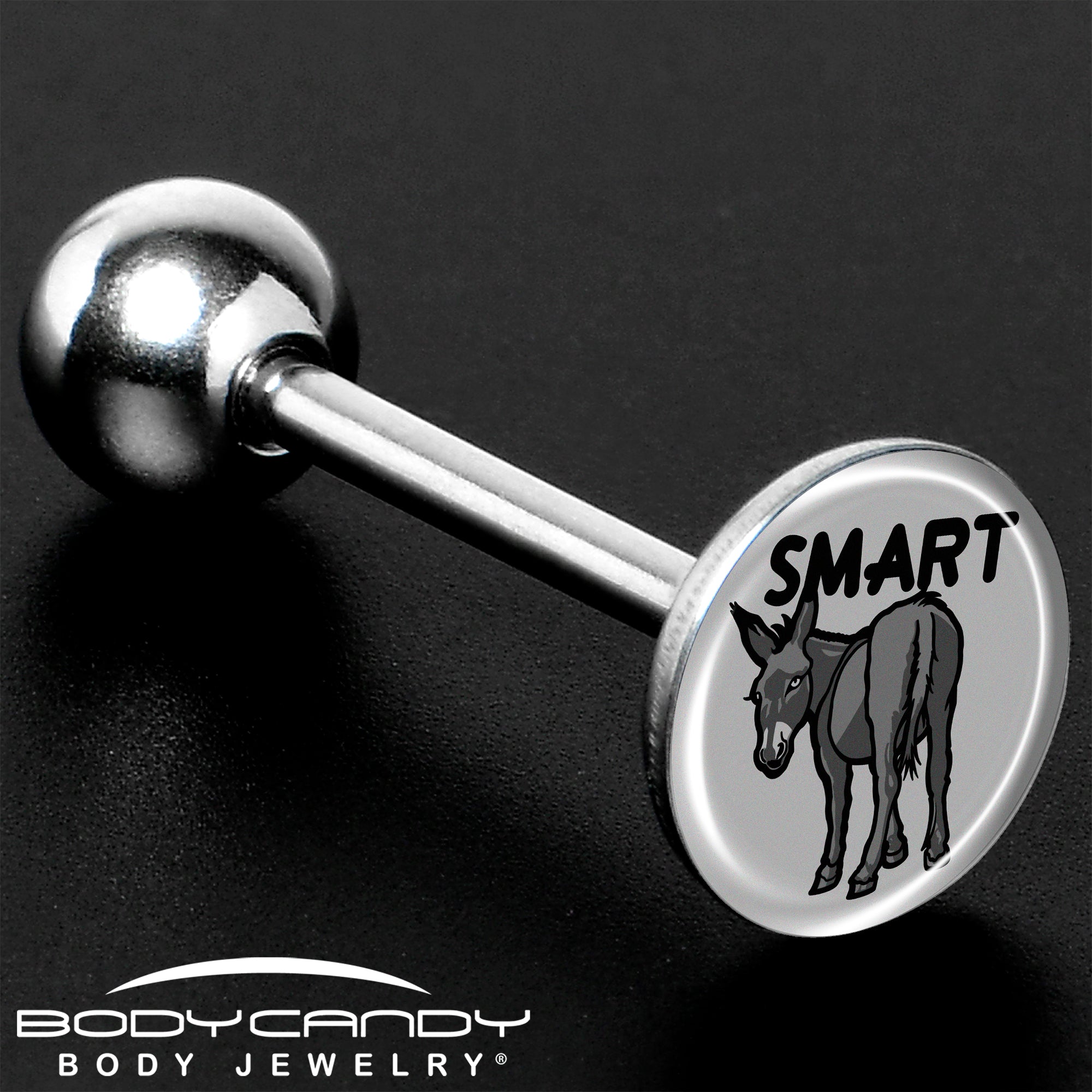 Donkey Smart Ass Barbell Tongue Ring