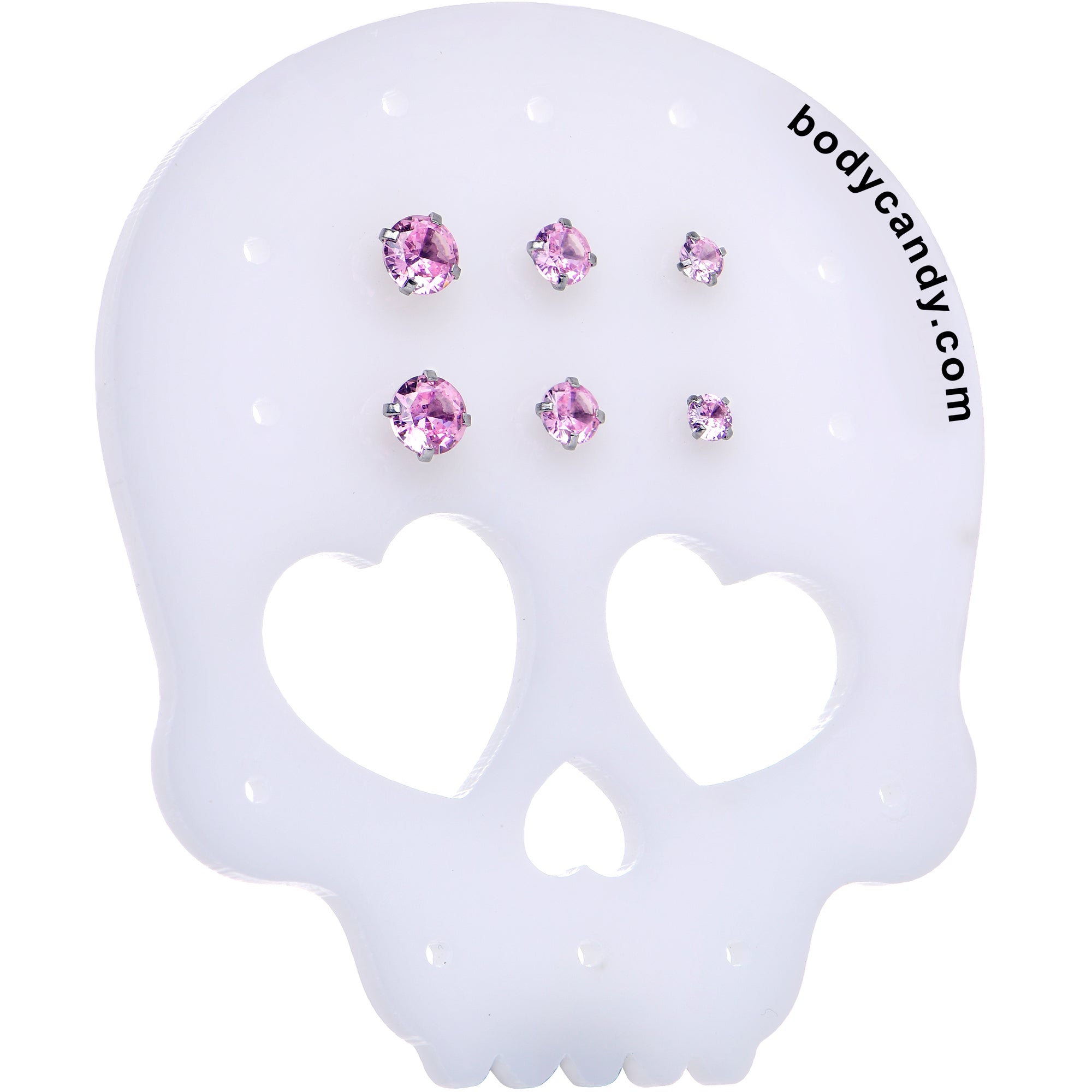 Skull Travel Flat Back Earring Palette