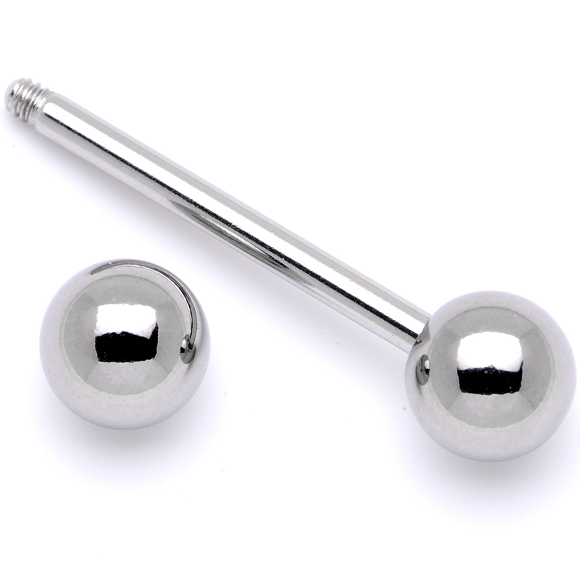 14 Gauge Stainless Steel Barbell Tongue Ring 5/8 6mm