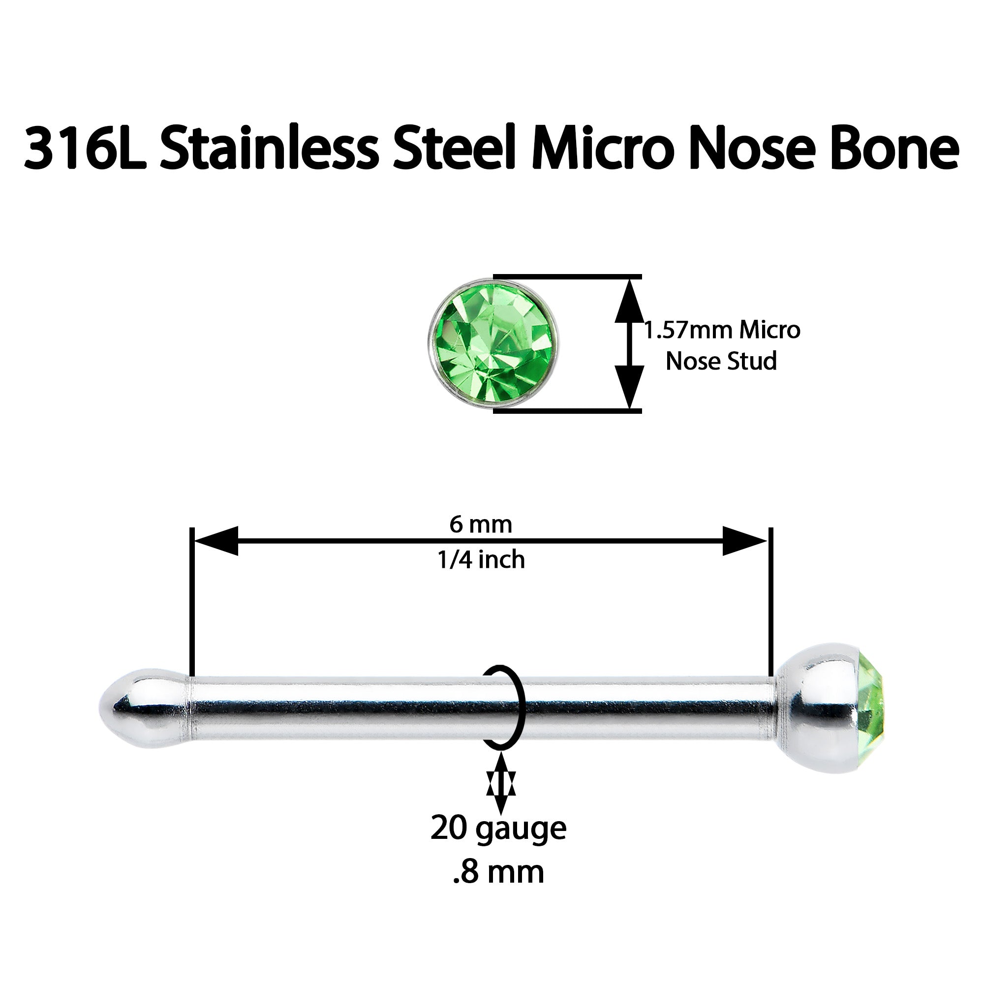 Micro on sale nose stud