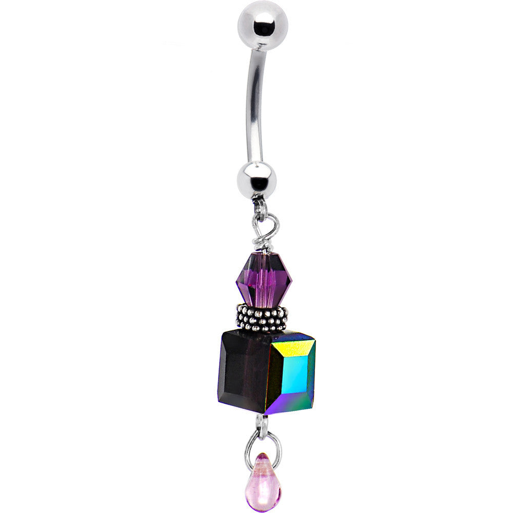 STUDIO KATIA Violaceous Dangle Banana Belly Ring