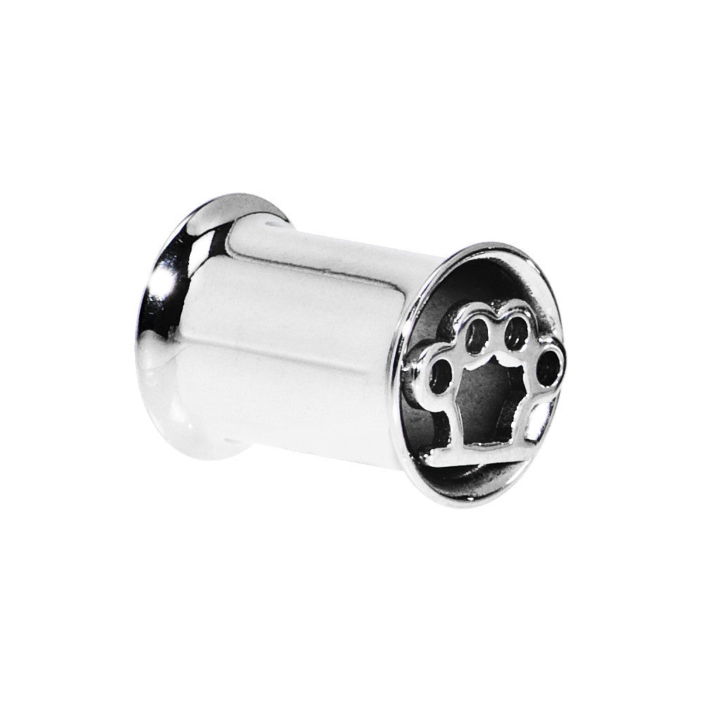 0 Gauge Stainless Steel Double Flare Brass Knuckle Tunnel