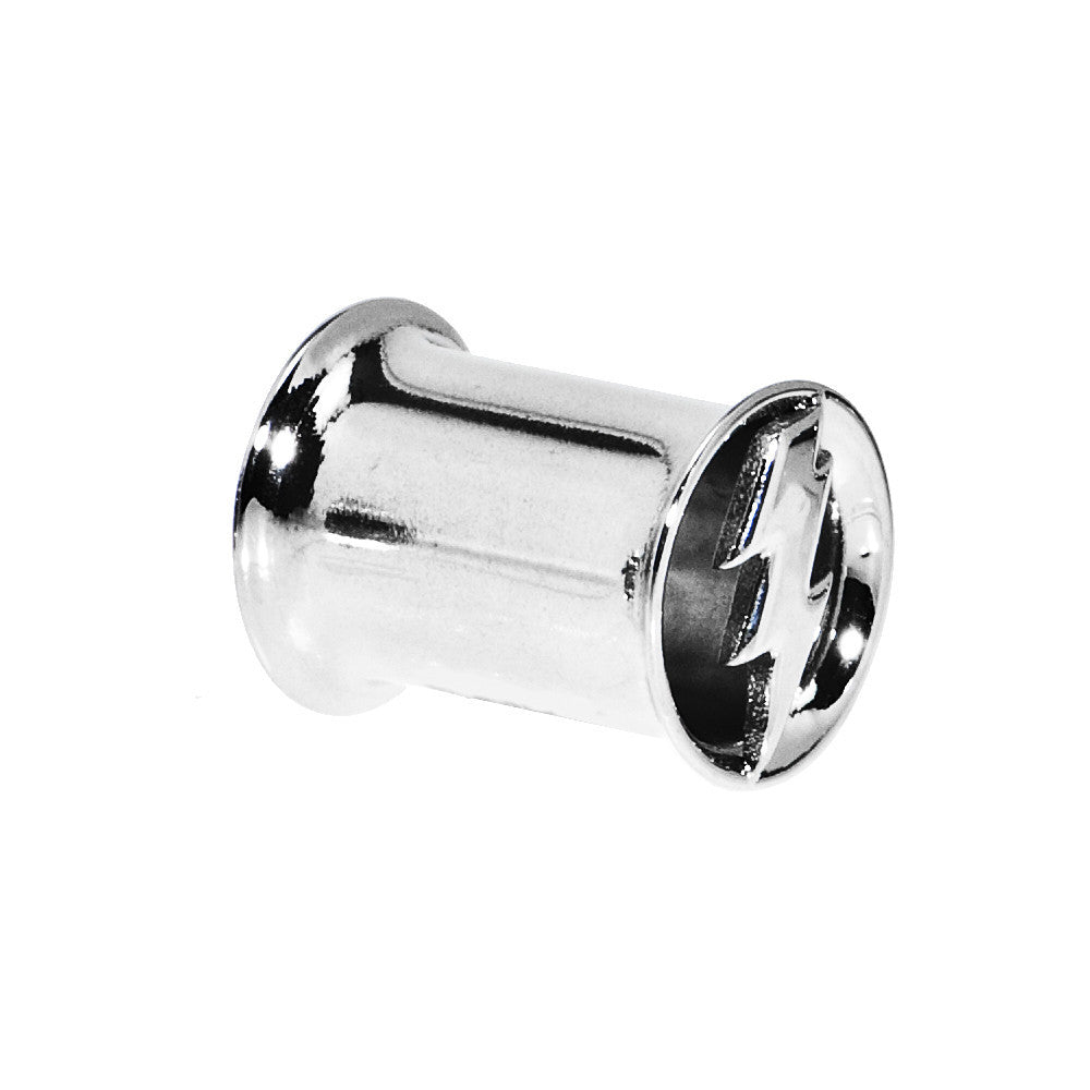 0 Gauge Stainless Steel Double Flare Lightning Bolt Tunnel