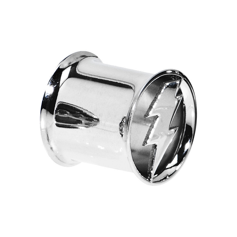 7/16 Stainless Steel Double Flare Lightning Bolt Tunnel