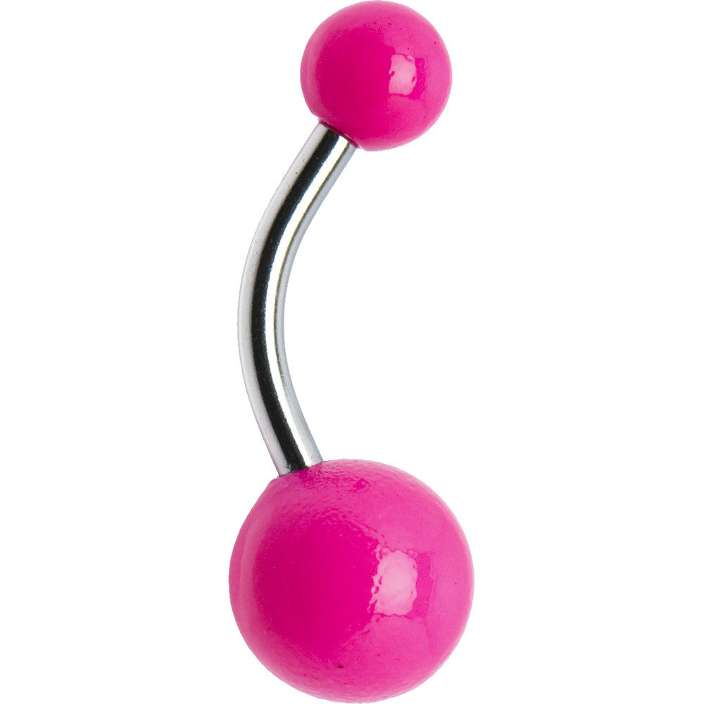 Pink Neon Belly Ring