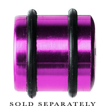 16mm Pink Anodized Titanium Blinking Plug