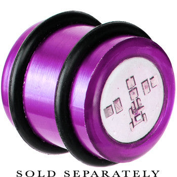 16mm Pink Anodized Titanium Blinking Plug