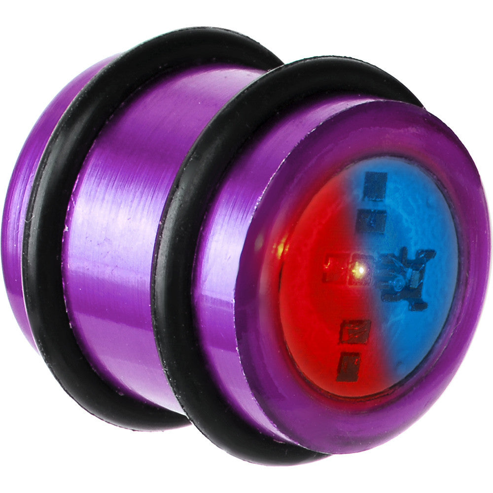 16mm Pink Anodized Titanium Blinking Plug