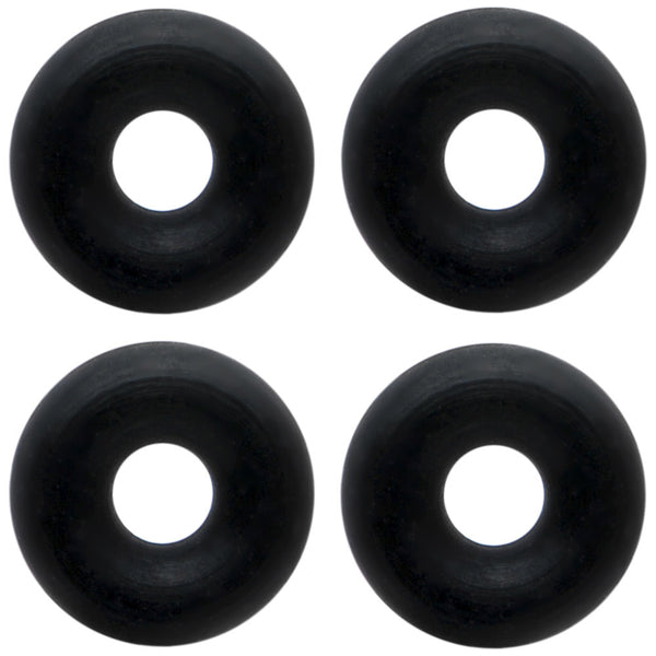 10 Gauge Black Rubber O-Ring 4-Pack – BodyCandy