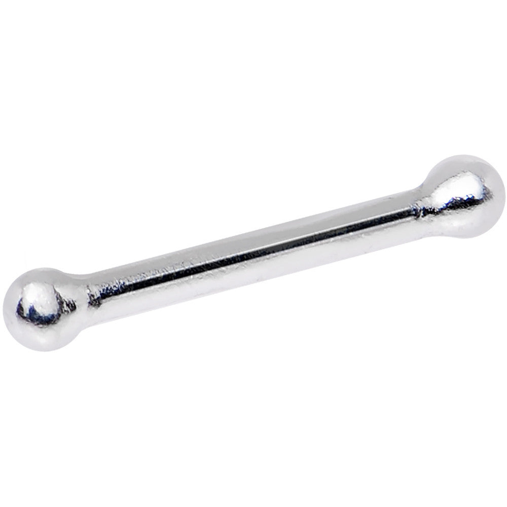 Sterling Silver 1mm Ball  Nose Bone