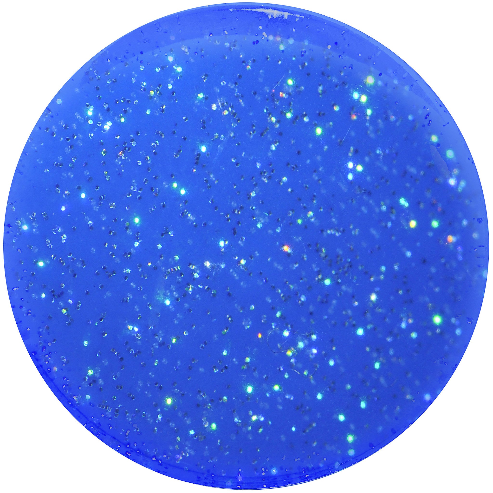 30mm Blue Neon Glitter Saddle Plug