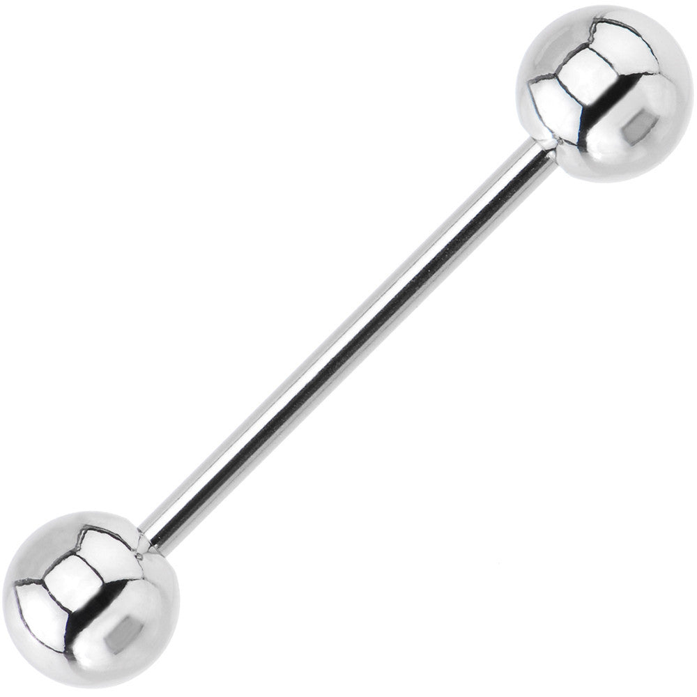 16 Gauge Straight Stainless Steel Barbell 5/8 5mm