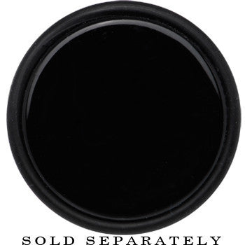 20mm Black Acrylic Plug