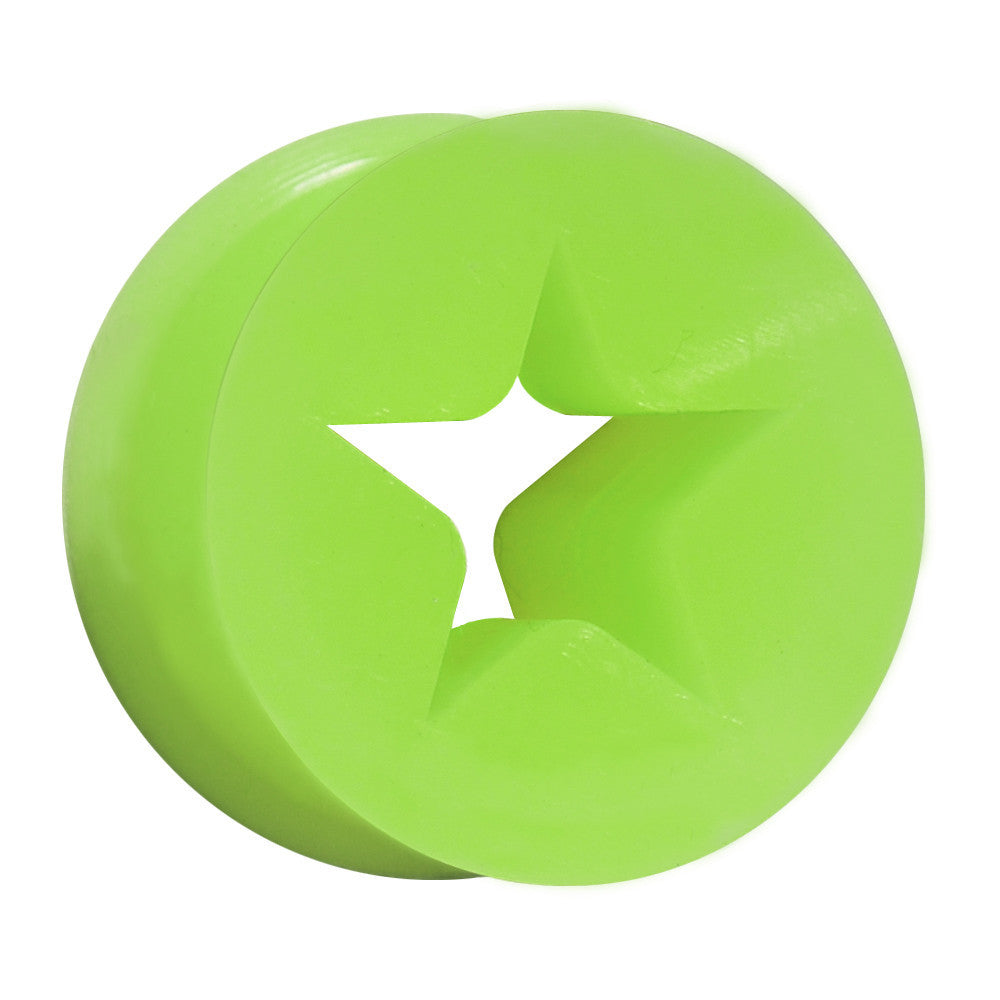 0 Gauge Green Star Silicone Flexible Tunnel